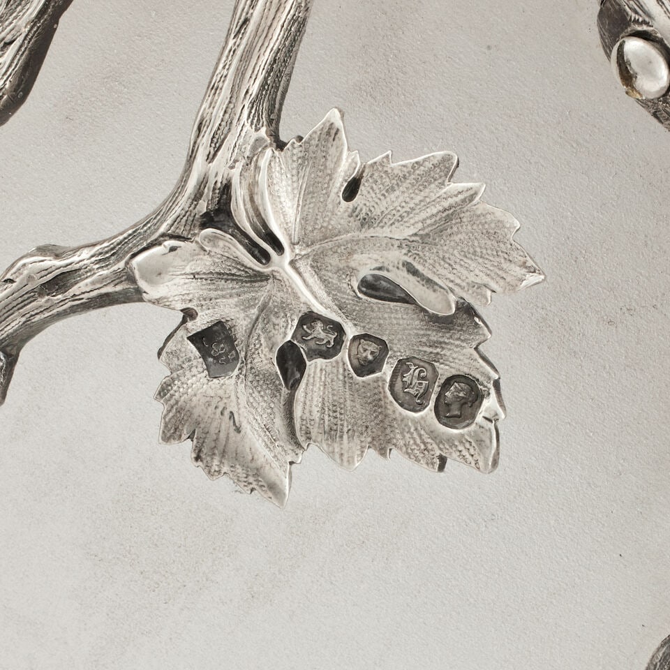 A Victorian silver-mounted claret jug John Mortimer & John Samuel Hunt, London 1843 - 2