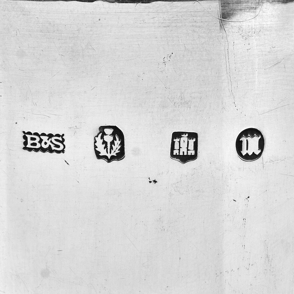 A Victorian Scottish silver travelling / campaign flask Brook & Son, Edinburgh 1893 - 3