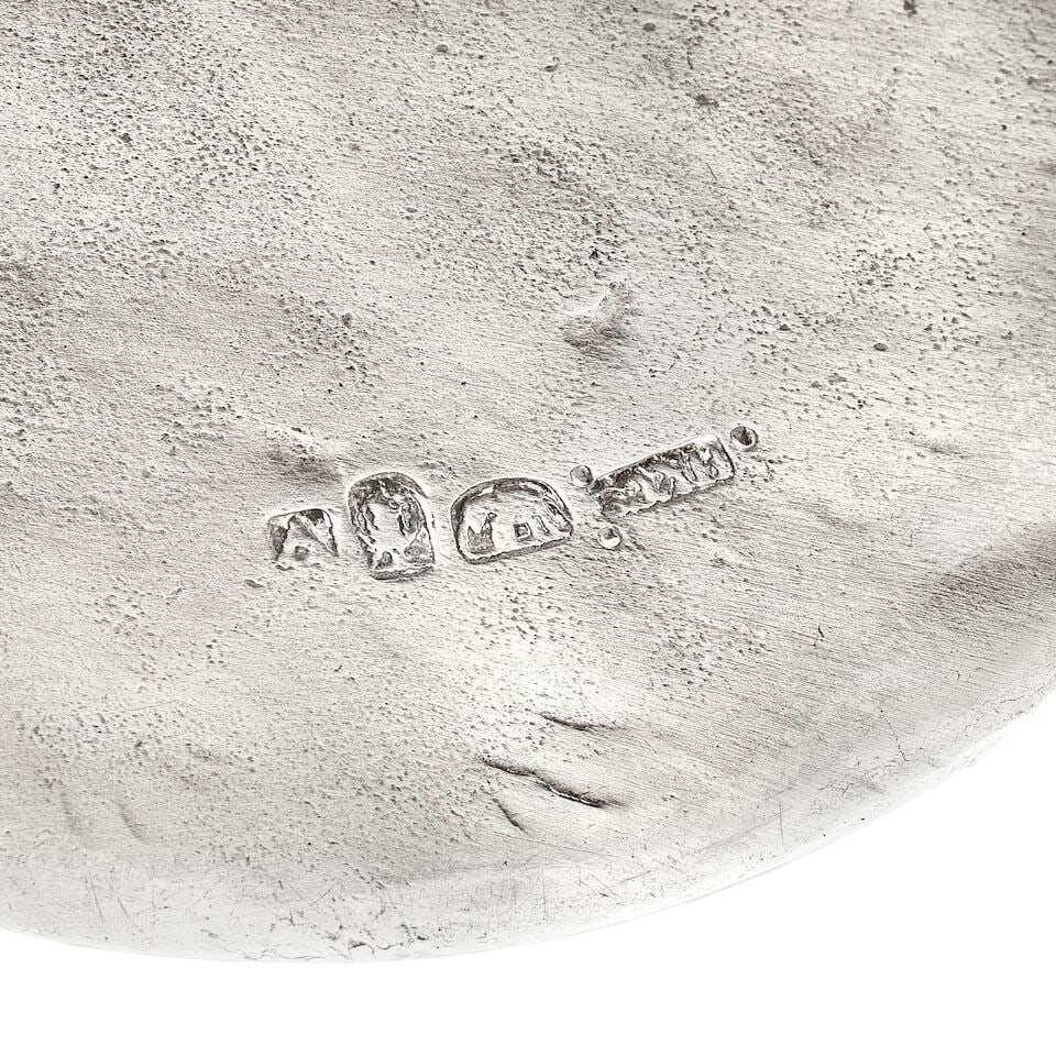 An early 19th century Indian silver curry pan Hamilton and Co, circa 1820 - 4