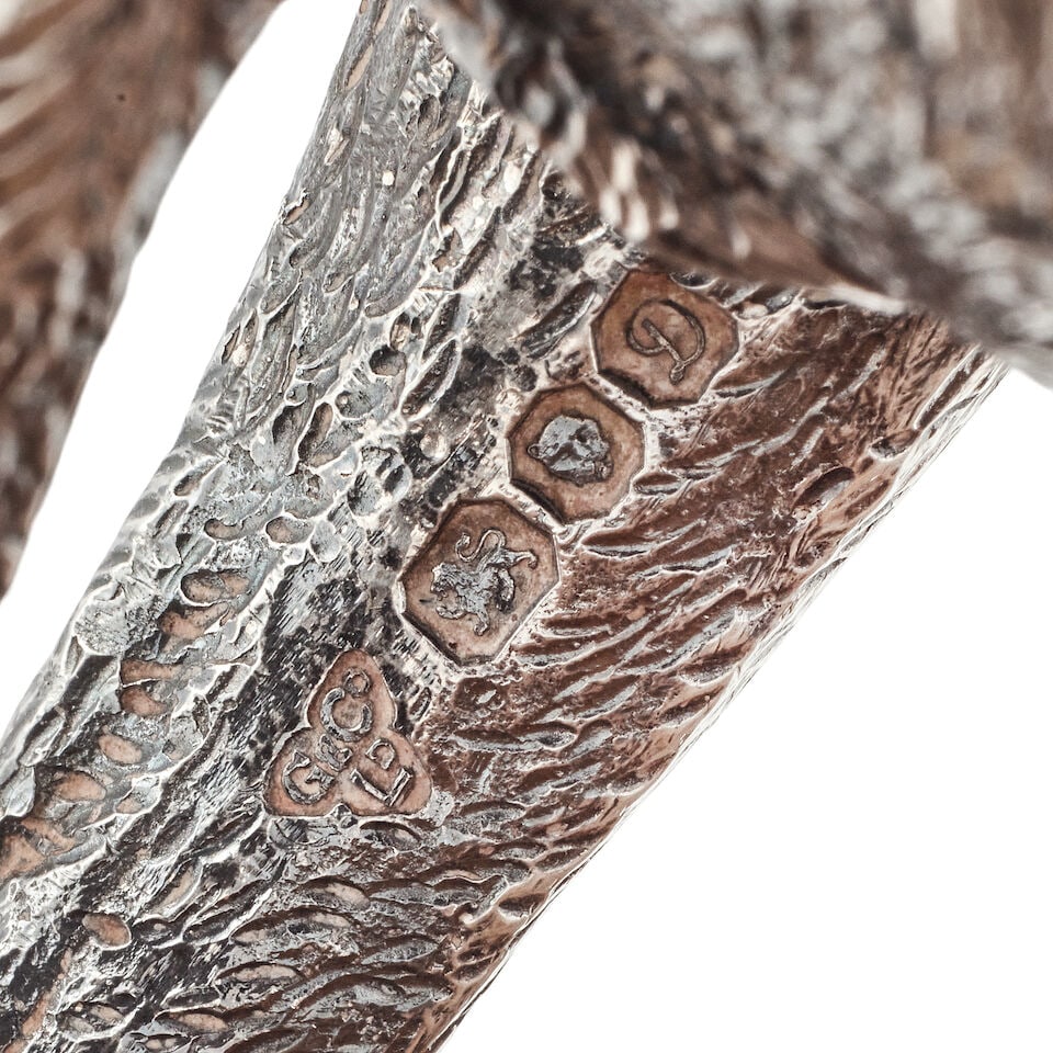 A silver Markhor Garrard & Co Ltd, London 1978 - 2