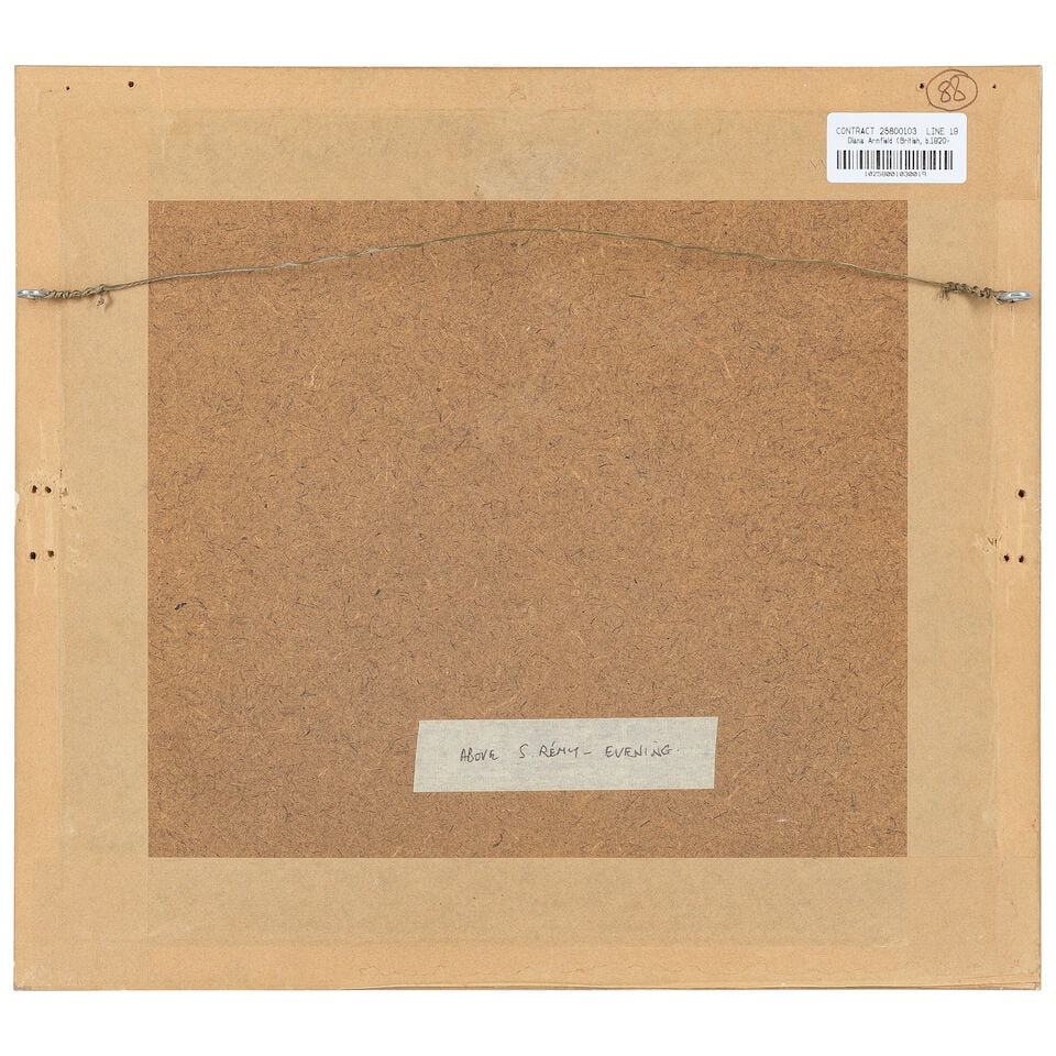 Diana Maxwell Armfield R.A. (British, born 1920) Above Saint-Rémy, Evening - 3