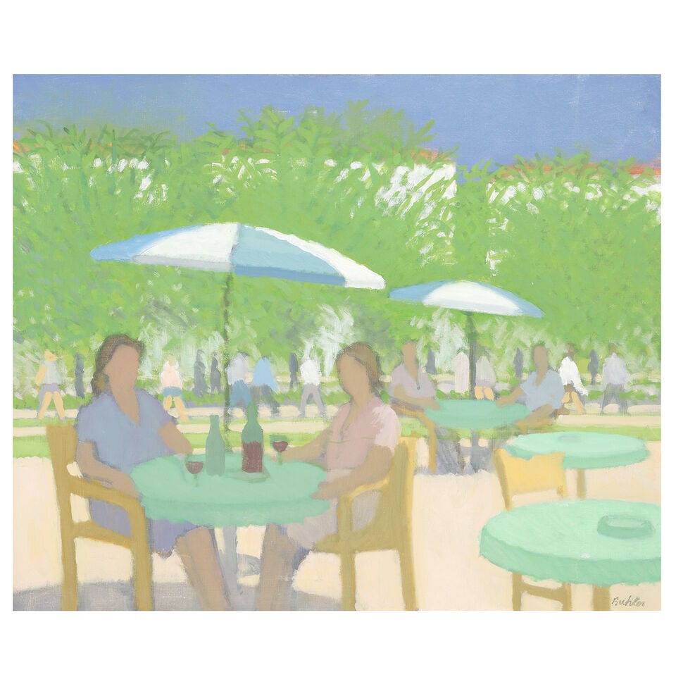 Robert Buhler, R.A. (British, 1916-1989) Tuscany Café (1 of 3)