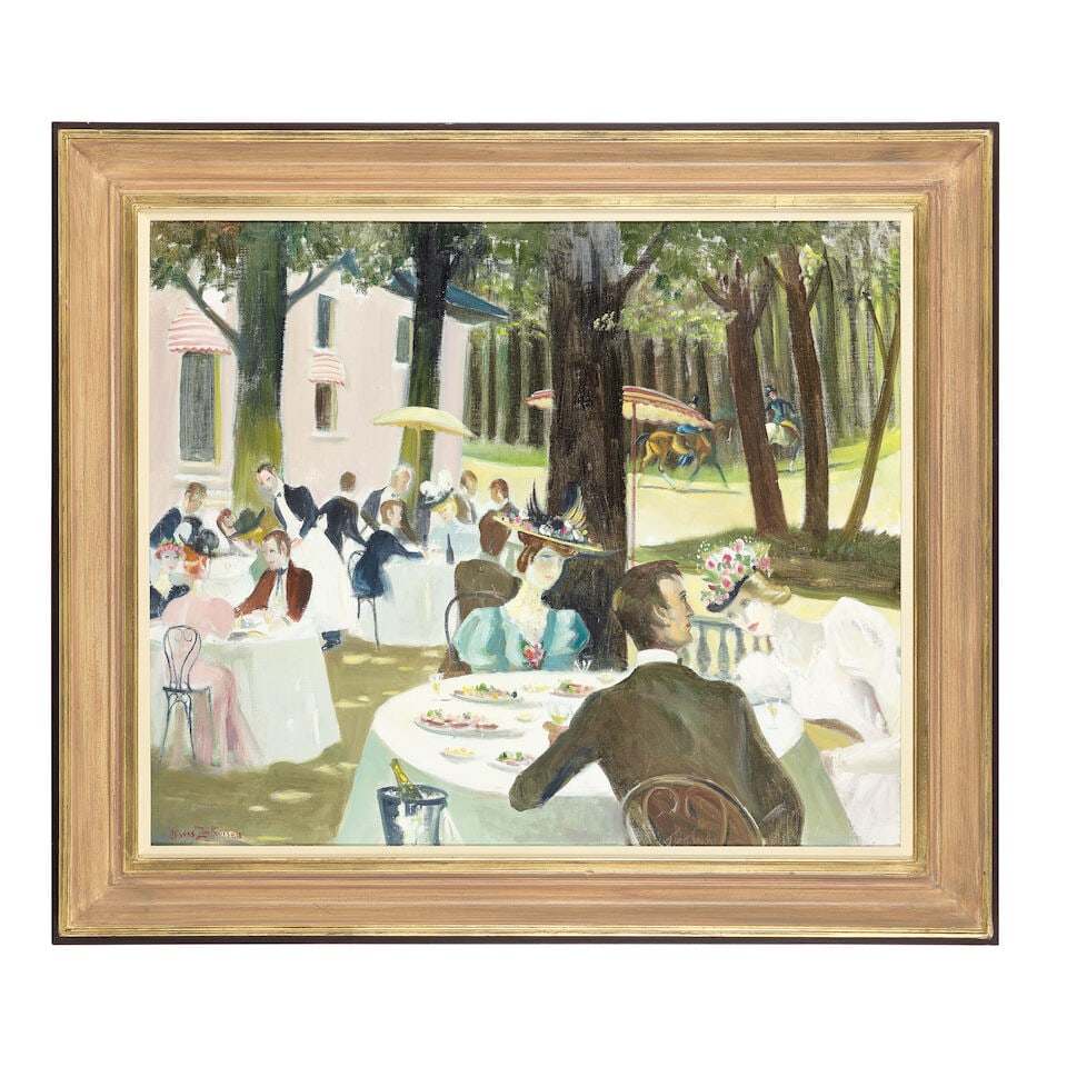 Doris Clare Zinkeisen (British, 1897-1991) Pavillon Dauphine, Bois de Boulogne - 2