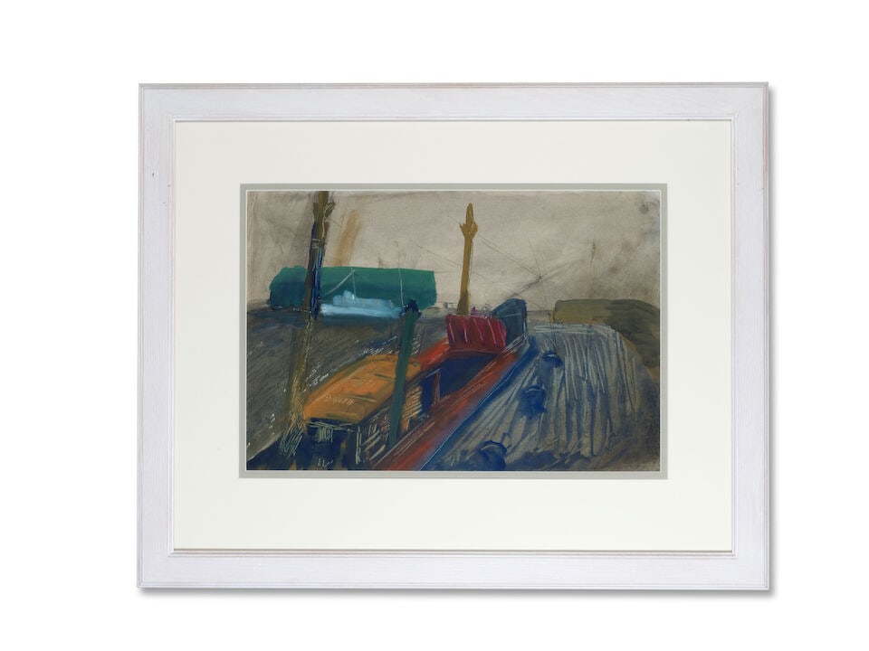 John Tunnard A.R.A. (British, 1900-1971) Blue Harbour - 2