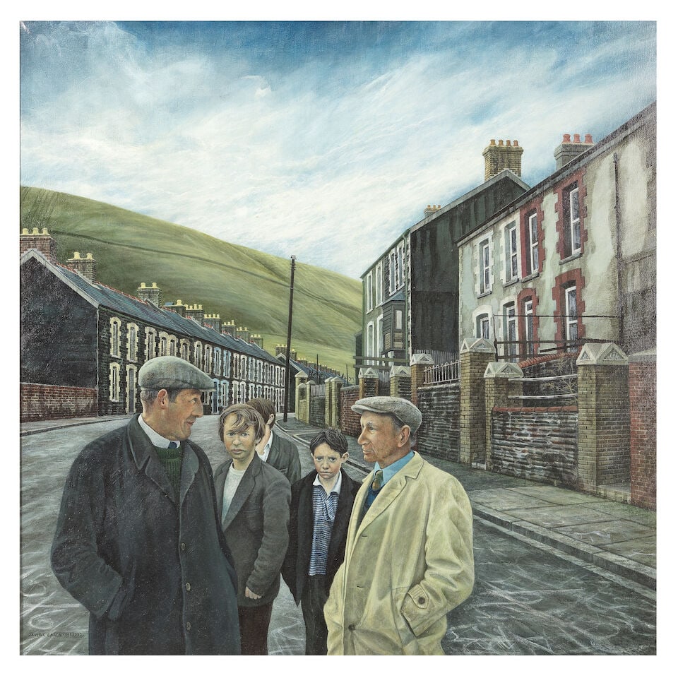 David Carpanini, R.B.A., R.E., R.W.A., N.E.A.C., R.C.A. (British, born 1946) And Far Away The Si...: David Carpanini, R.B.A., R.E., R.W.A., N.E.A.C., R.C.A. (British, born 1946) And Far Away The Silence Was Mine signed and dated 'DAVID. L. CARPANINI.1995' (lower left); further signed and dated