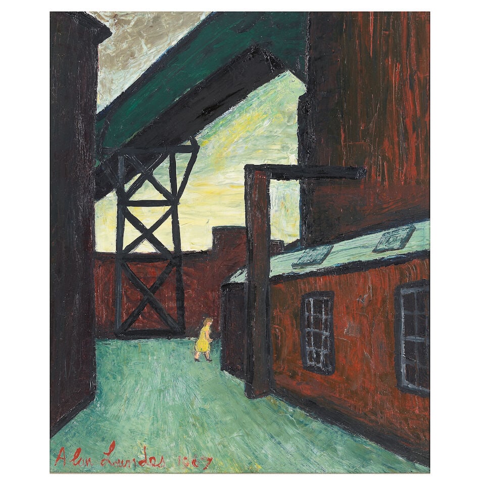 Alan Lowndes (British, 1921-1978) Man-made Landscape (1 of 3)