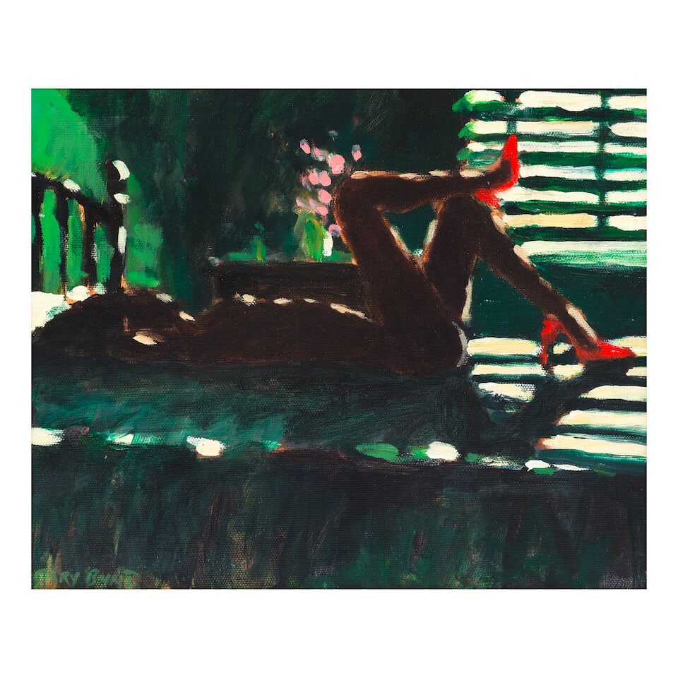 Gary Bunt (British, 1957-2025) Green Bedroom: Gary Bunt (British, 1957-2025) Green Bedroom signed 'GARY BUNT' (lower left); further signed and titled, 'GREEN/BEDROOM/GARY BUNT' (on canvas verso) oil on canvas 25.5 x 30.5cm (10 1/16 x