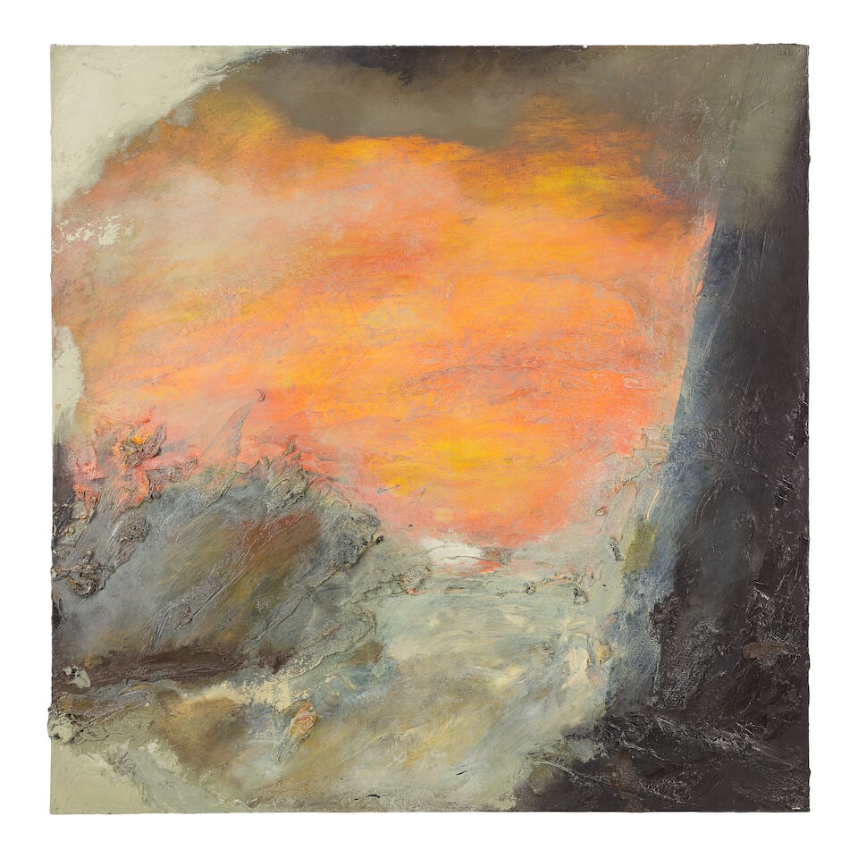 Hughie O'Donoghue (British, born 1953) Untitled (unframed) (1 of 2)