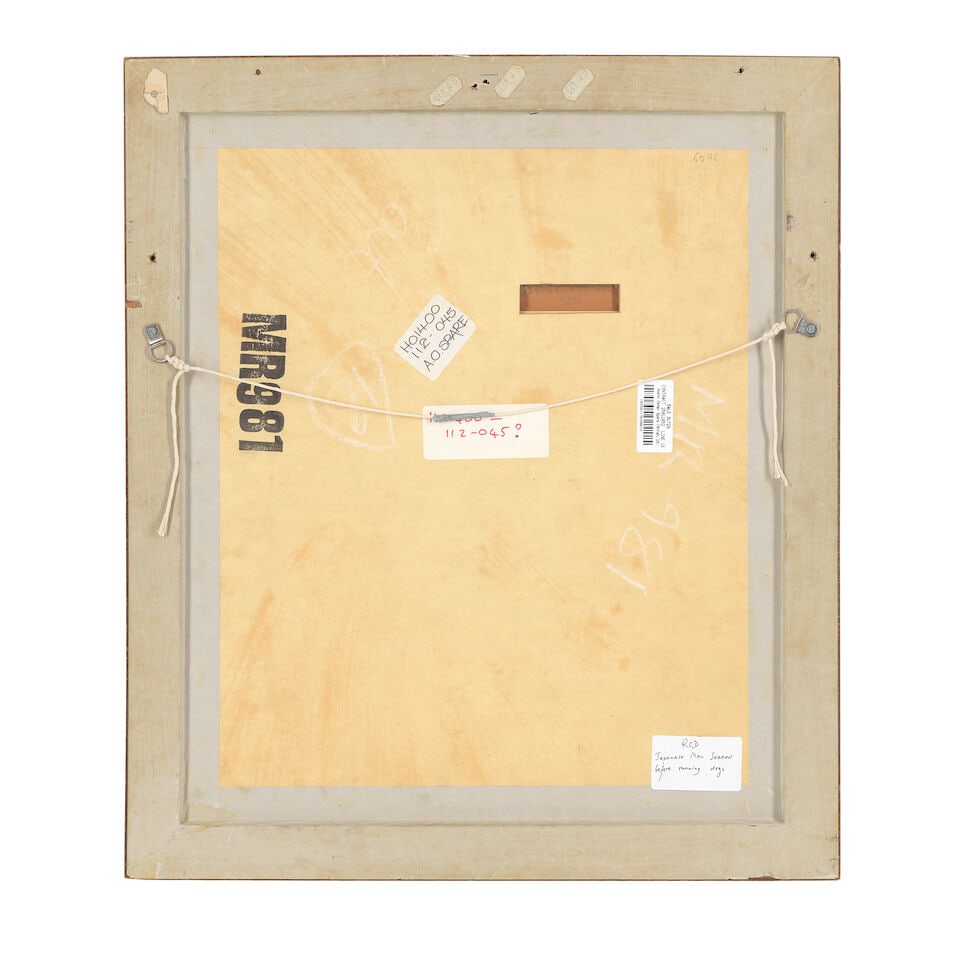 Austin Osman Spare (British, 1886-1956) Seated Figure with Running Dogs - 3