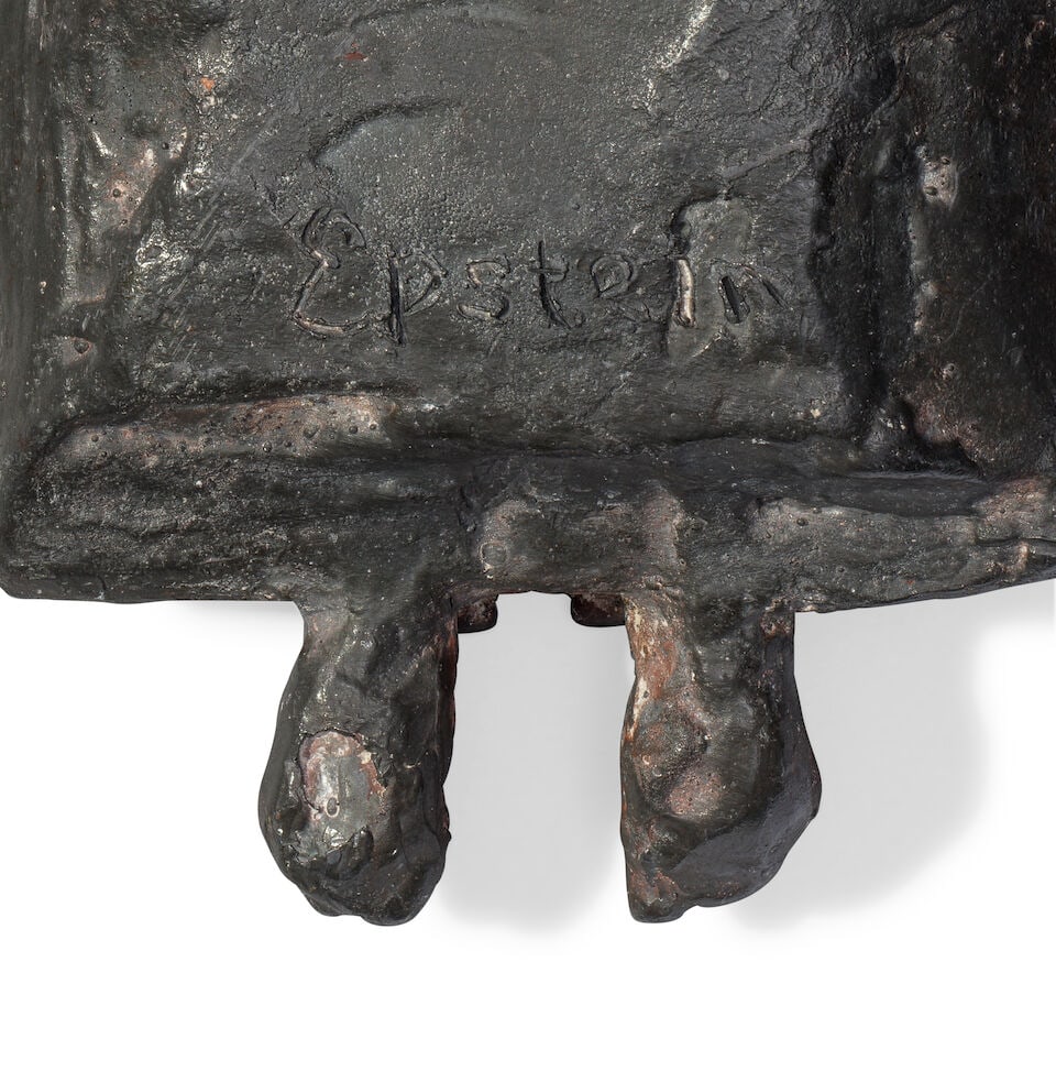 Sir Jacob Epstein (British, 1880-1959) Maquette for Madonna and Child 35.5cm (14in) high (Concei... - 4