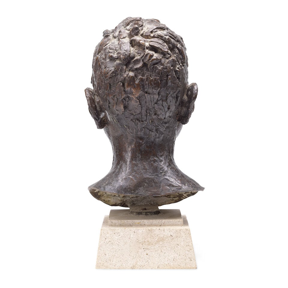 Sir Jacob Epstein (British, 1880-1959) Anthony 32cm (12 5/8in) high excluding base; 40cm (15 3/4... - 4