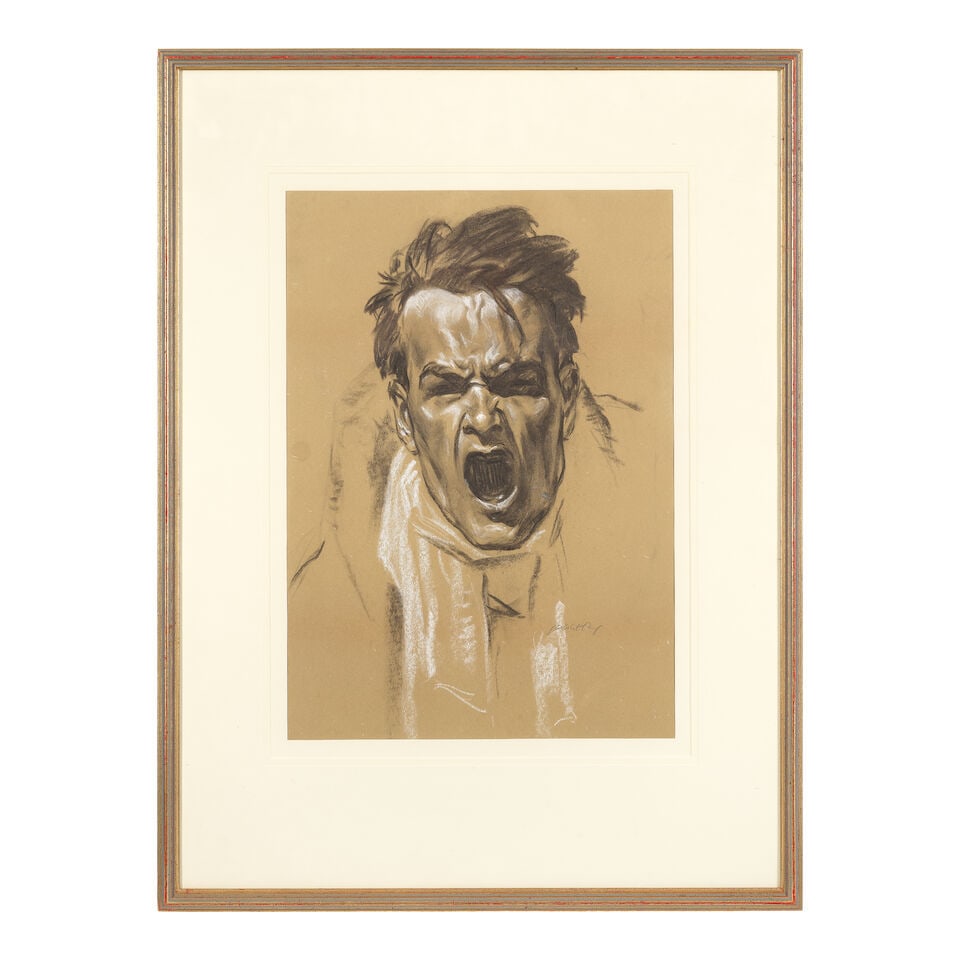 David Jagger R.O.I. (British, 1891-1958) Study for The Bolshevik - 2