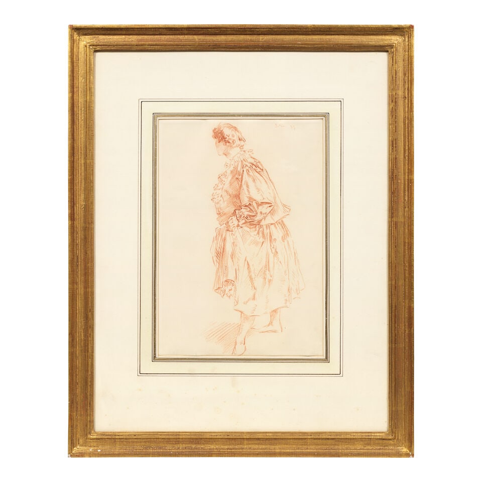 Augustus Edwin John O.M., R.A. (British, 1878-1961) Study of a Woman in 18th Century Attire - 2