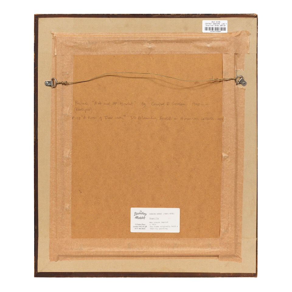 Duncan Grant (British, 1885-1978) Roger Fry (Executed circa 1925) - 3