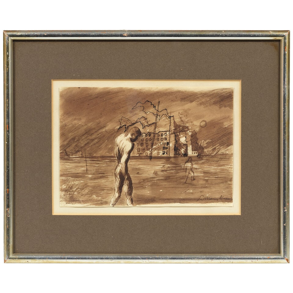 Keith Vaughan (British, 1912-1977) La Maison Blanche - 2