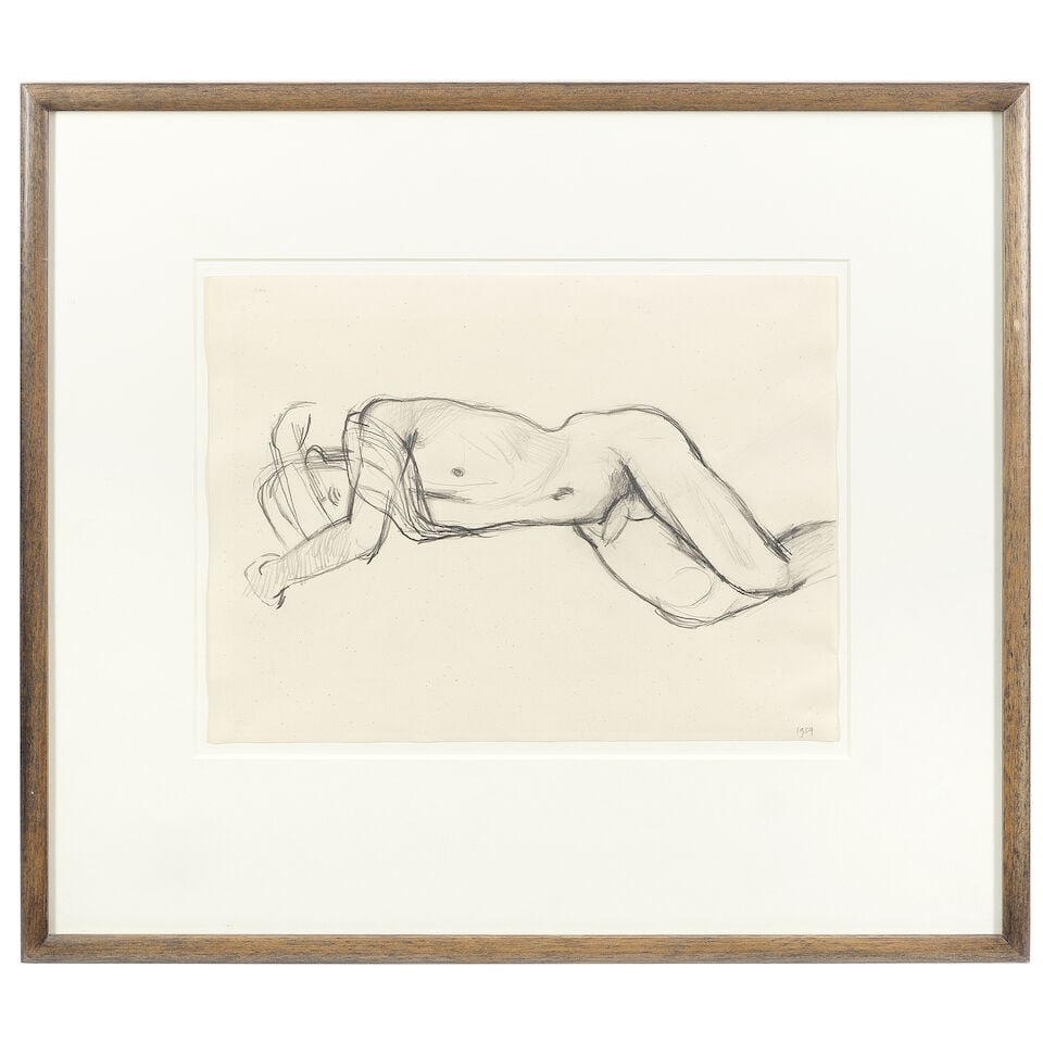 Keith Vaughan (British, 1912-1977) Boy Sleeping - 2