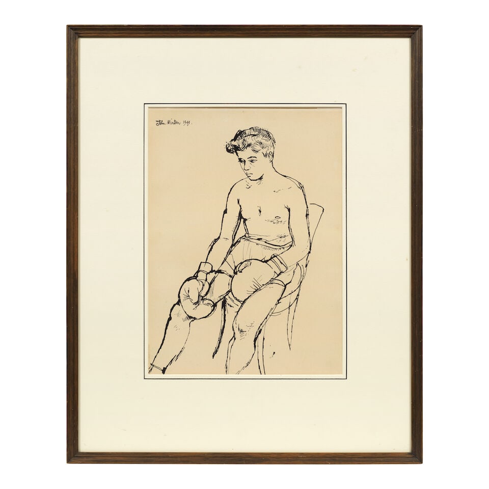 John Minton (British, 1917-1957) The Boxer - 2