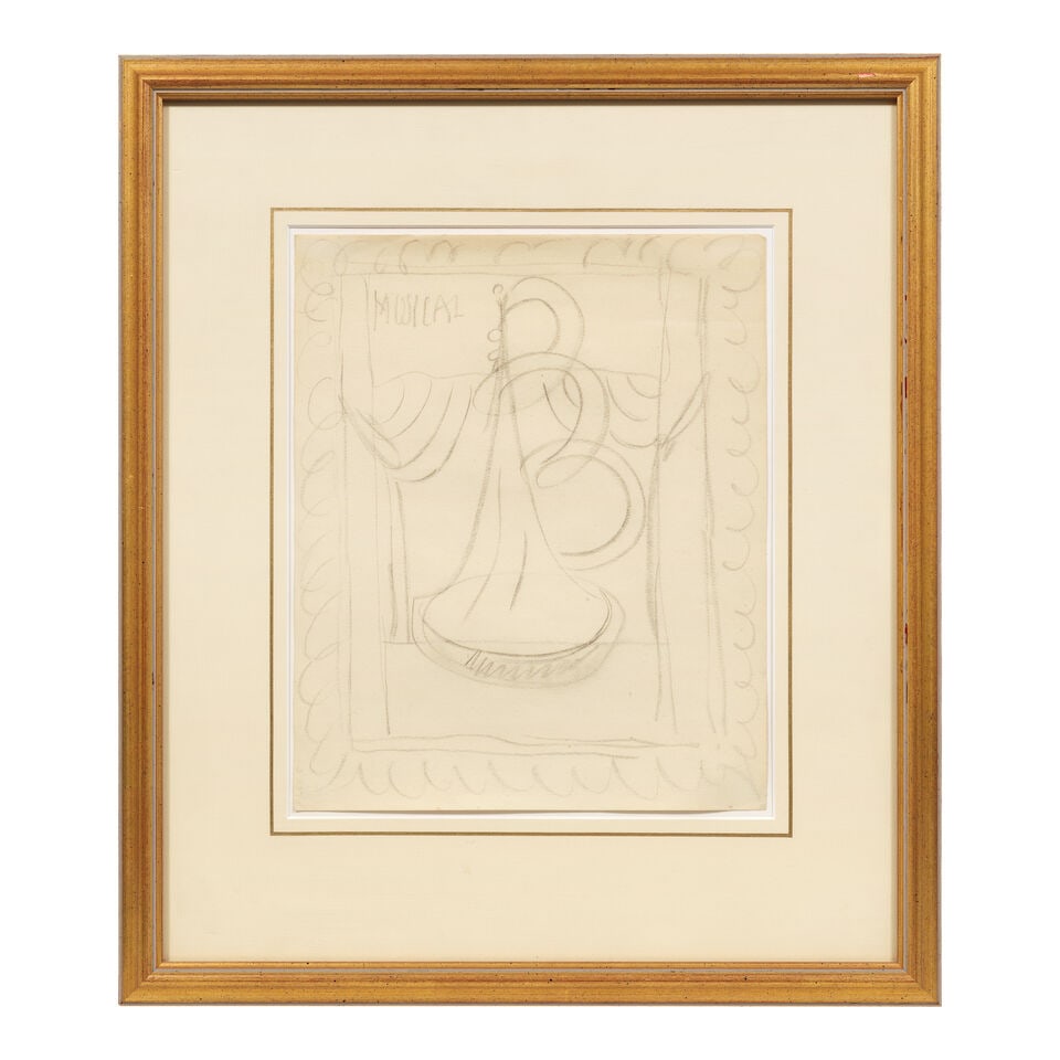 Duncan Grant (British, 1885-1978) Musical Instruments for the Front (Executed in 1918) - 2