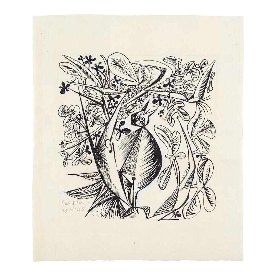 John Craxton R.A. (British, 1922-2009) Bird (unframed) (1 of 1)