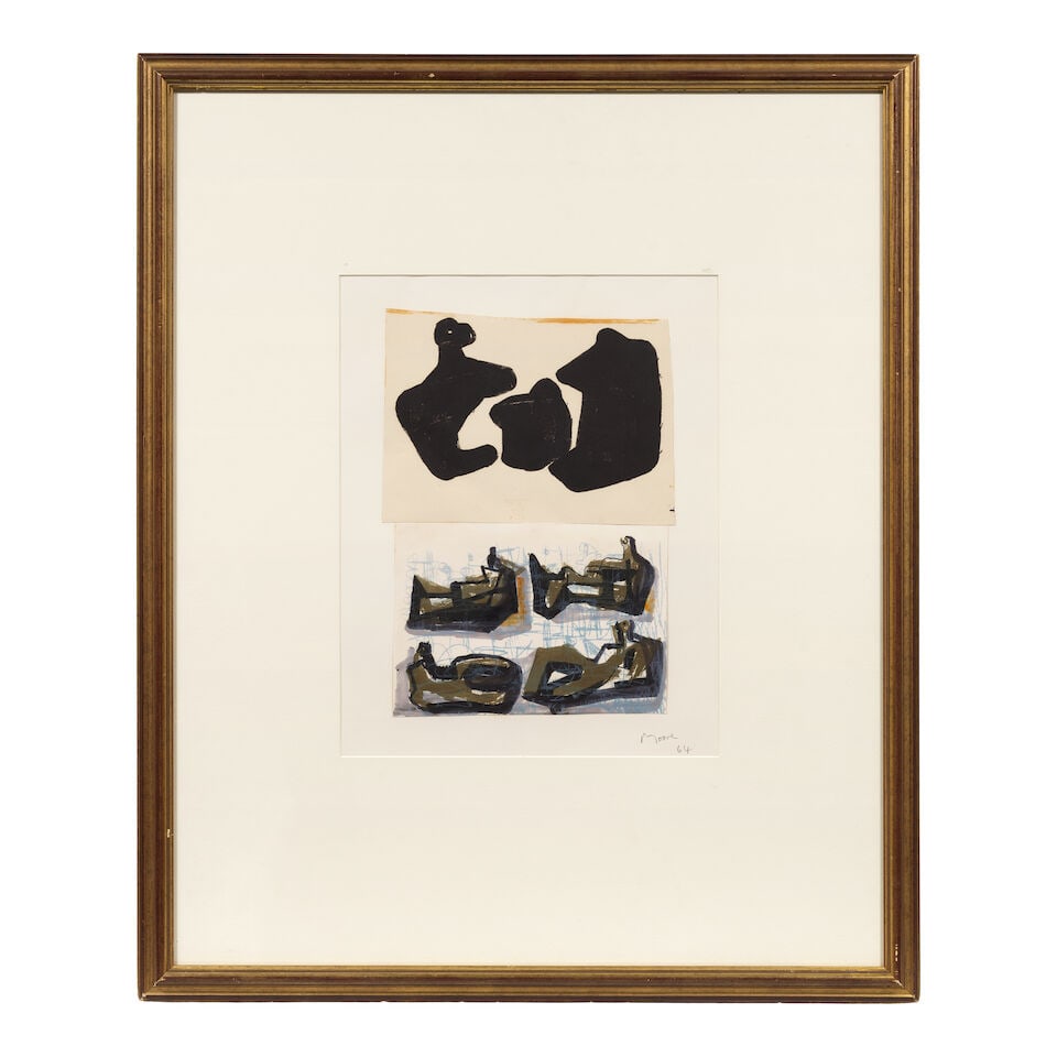 Henry Moore O.M., C.H. (British, 1898-1986) Five Reclining Figures - 2