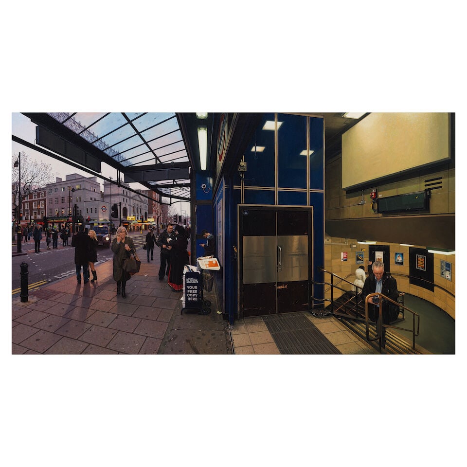 Clive Head (British, born 1965) Leicester Square Tube (1 of 3)