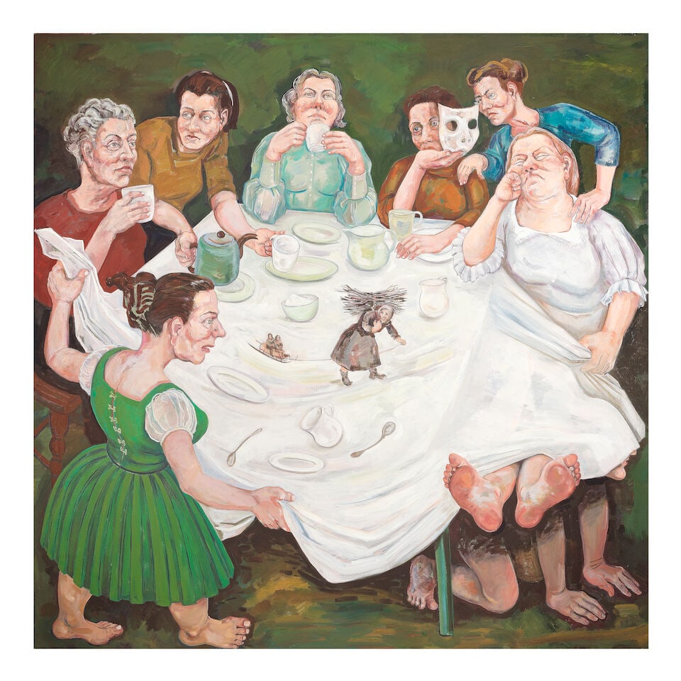 Rita Duffy (British, 1959) Coven (Painted in 2012) (1 of 3)