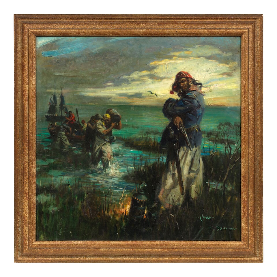 Terence Cuneo (British, 1907-1996) Smugglers' Moon - 2