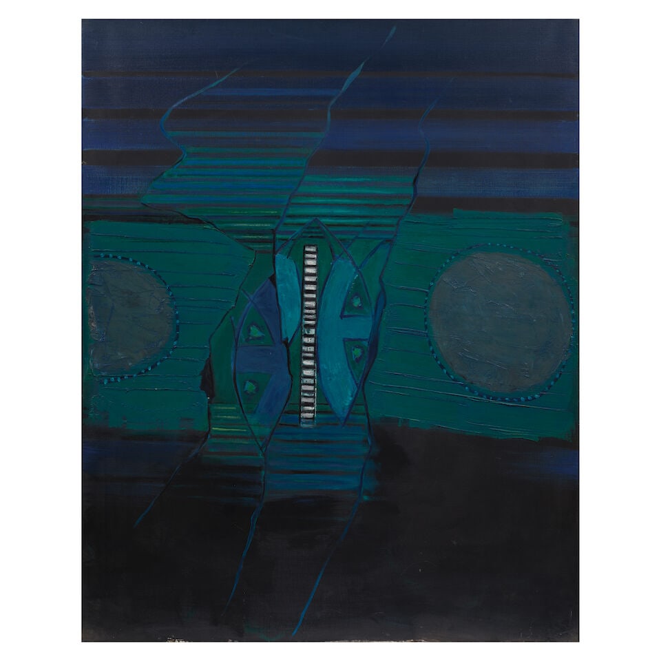 Ceri Richards (British, 1903-1971) Peu à Peu Sortant de la Brume (Painted in 1961) (1 of 3)