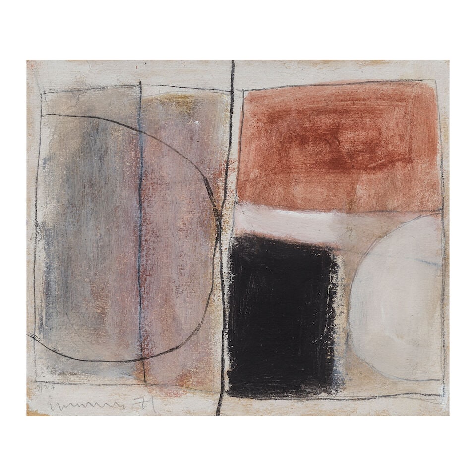 Roy Turner Durrant (British, 1925-1998) Moon and Sun (1 of 3)