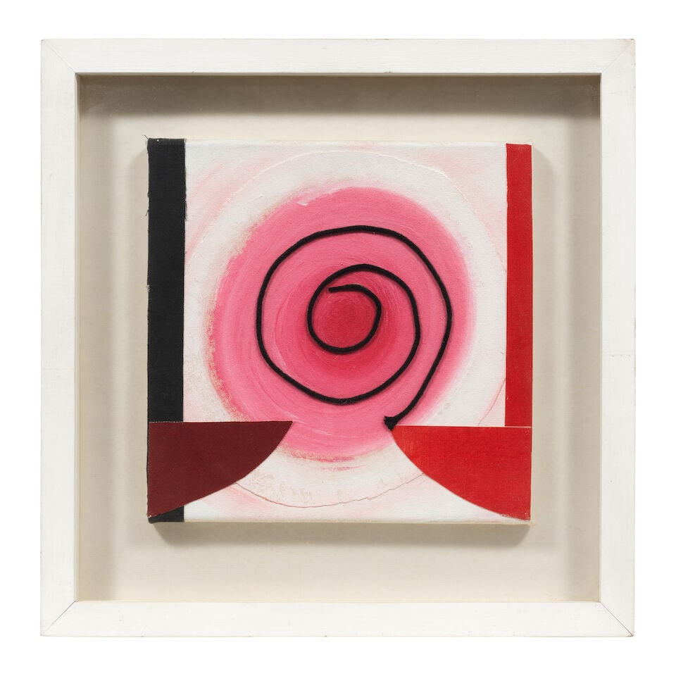 Sir Terry Frost R.A. (British, 1915-2003) Pink Sun - 2