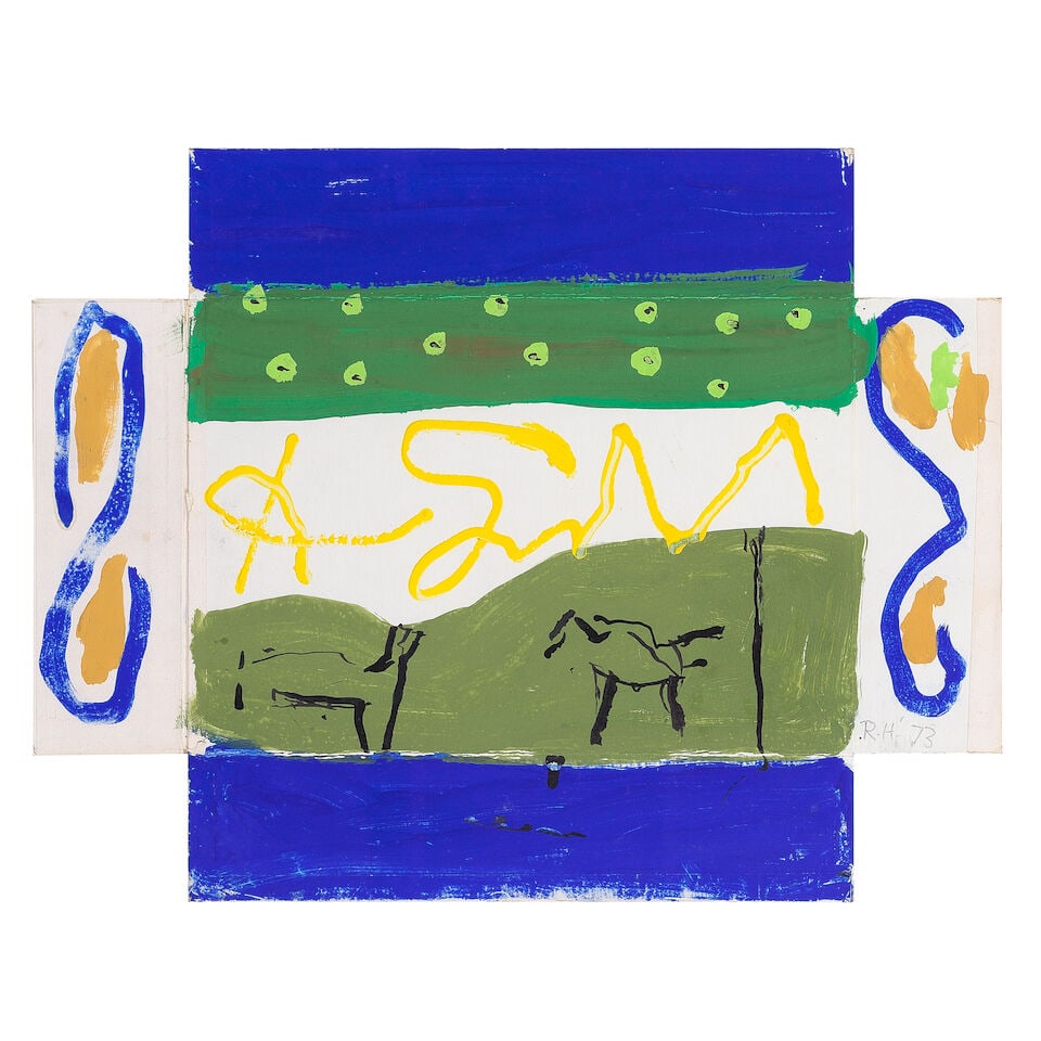 Roger Hilton (British, 1911-1975) Abstract Landscape (1 of 3)