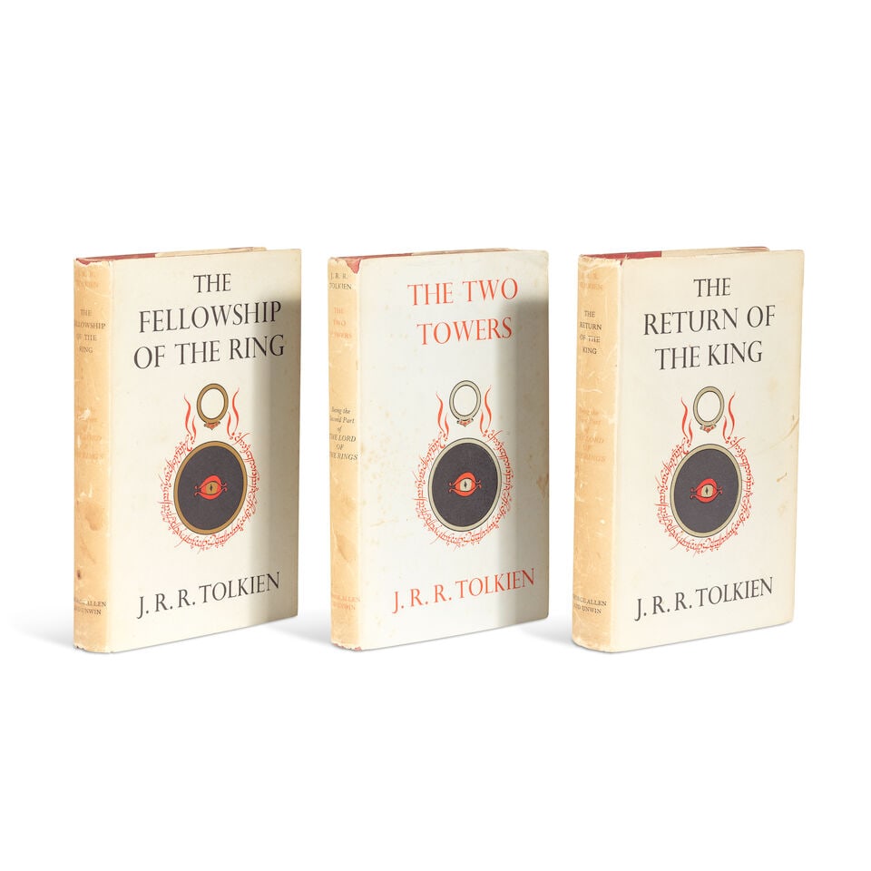 TOLKIEN (J.R.R.) [The Lord of the Rings:] The Fellowship of the Ring; The Two Towers; The Return... (1 of 2)