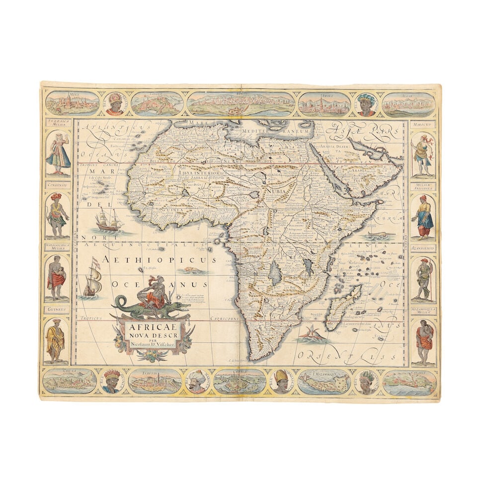 AFRICA - MAP VISSCHER (NICOLAS) Africae nova descr., [Amsterdam], 1652 (1 of 1)