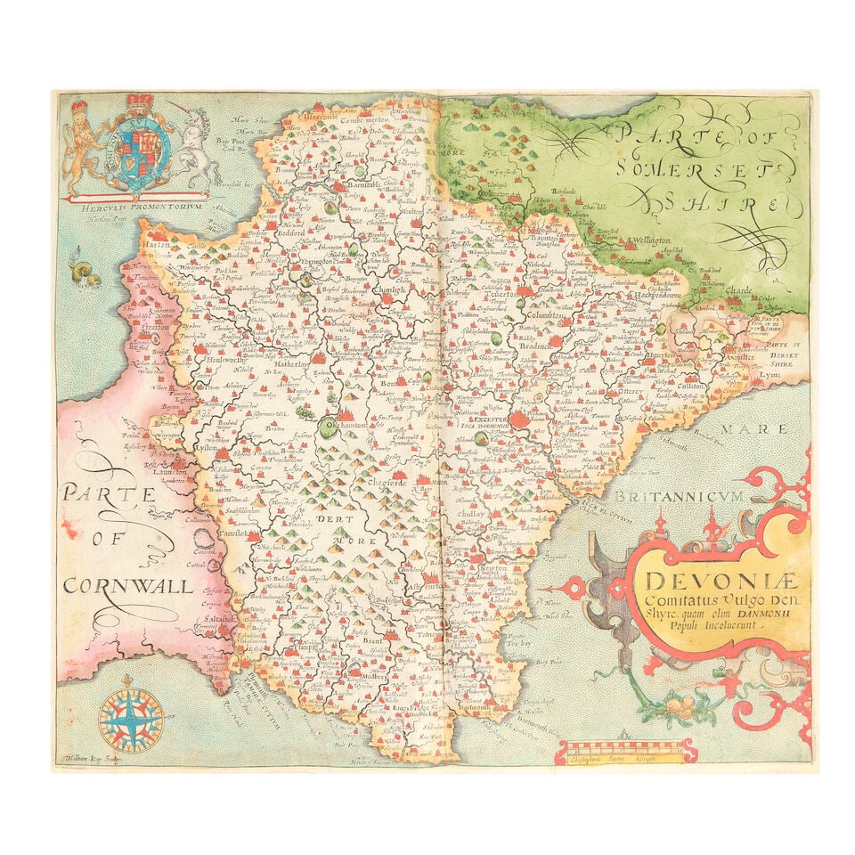 CAMDEN (WILLIAM) Britain, or a Chorographicall Description of the Most Flourishing Kingdomes, En... (1 of 4)