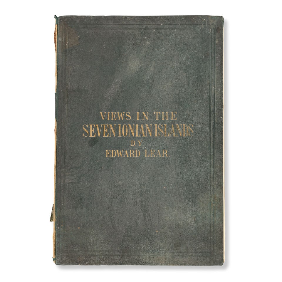 LEAR (EDWARD) Views in the Seven Ionian Islands, FIRST EDITION, Edward Lear, 1 December 1863 - 3