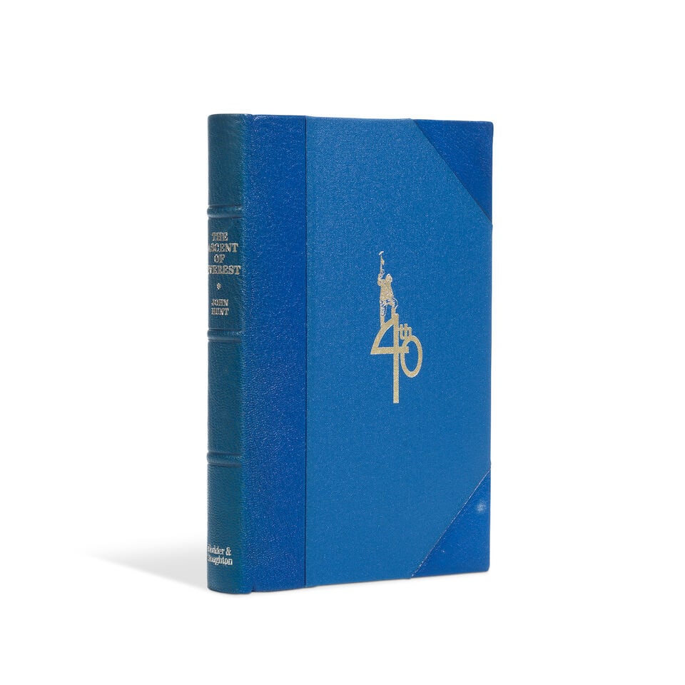 MOUNTAINEERING HUNT (JOHN) The Ascent of Everest, NUMBER 155 OF 500 COPIES, SIGNED BY 10 MEMBERS... - 2
