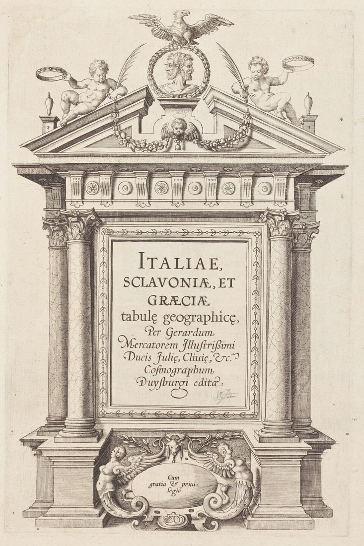 MERCATOR (GERARD) Italiae, Sclavoniae, et Graeciae tabulae geographicae; Galliae tabule geograph... - 3