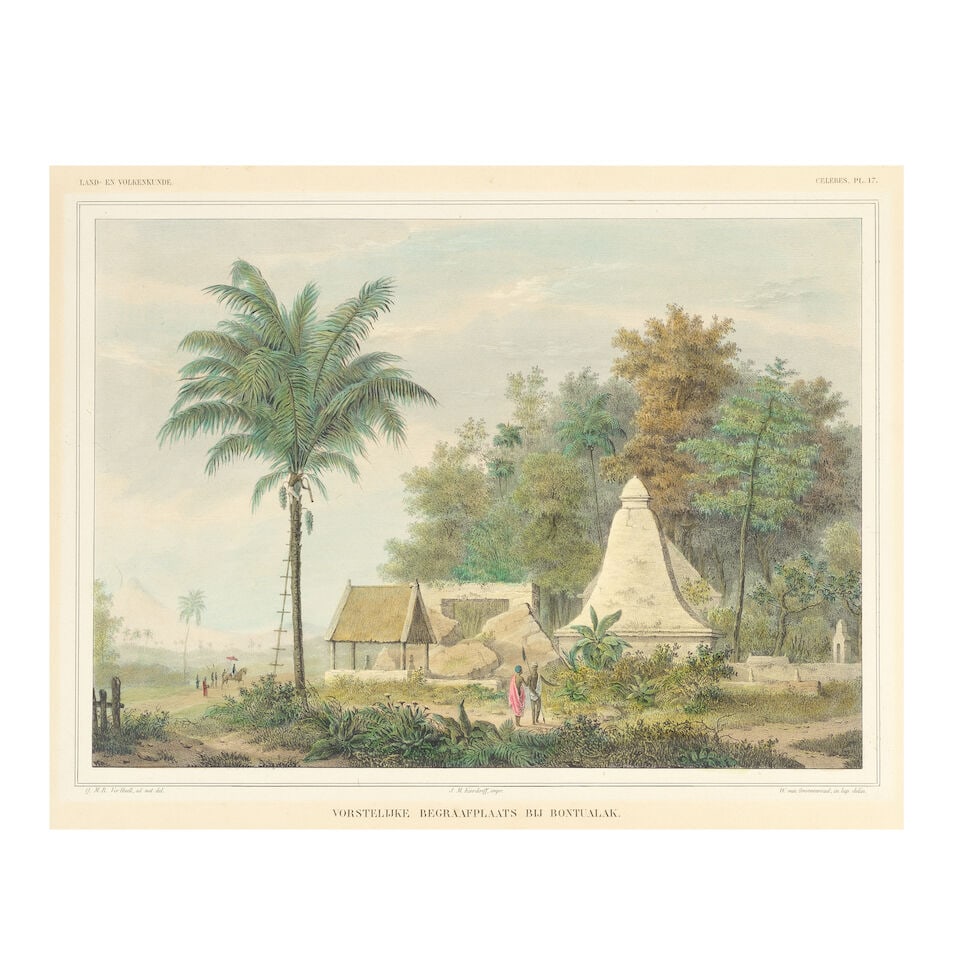 TEMMINCK (COENRAAD JACOB, EDITOR) Verhandelingen over de Natuurlijke Geschiedenis der Nederlands...: TEMMINCK (COENRAAD JACOB, EDITOR) Verhandelingen over de Natuurlijke Geschiedenis der Nederlandsche overseesche bezittingen... Land-en Volkenkunde, 2 vol. (text and atlas), FIRST EDITION, [LIMITED TO