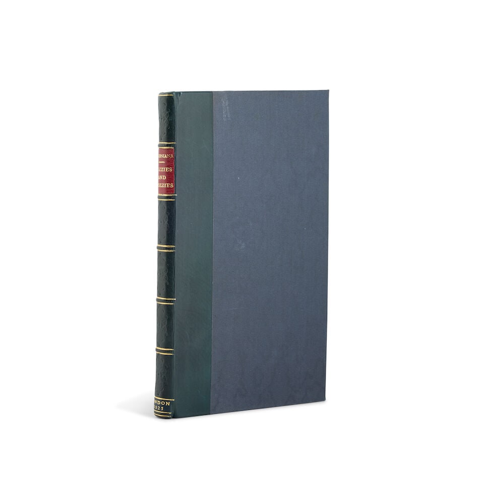 BYRONIANA. Bozzies and Piozzies, FIRST EDITION, Sherwood, Jones, & Co., 1825 - 2