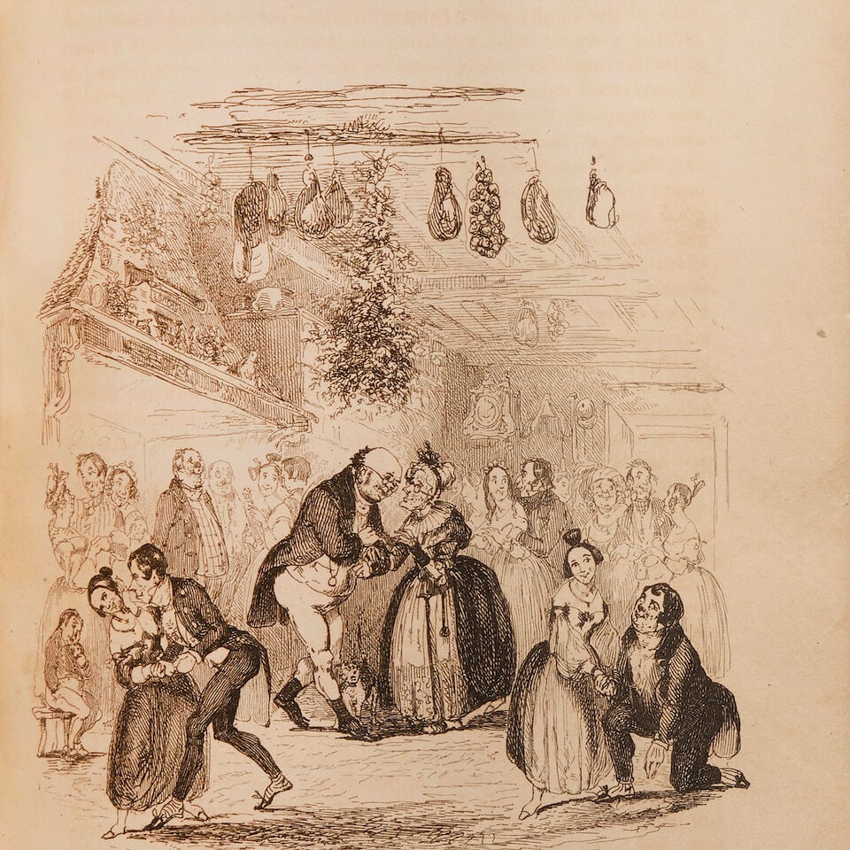 DICKENS (CHARLES) The Posthumous Papers of the Pickwick Club, BOUND FROM THE ORIGINAL PARTS AND ... (1 of 2)