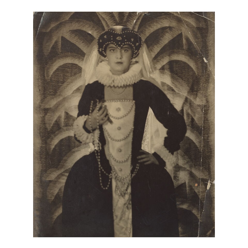 BEATON (CECIL) Portrait photograph of Beaton at Cambridge,signed and inscribed with two others (3) - 3