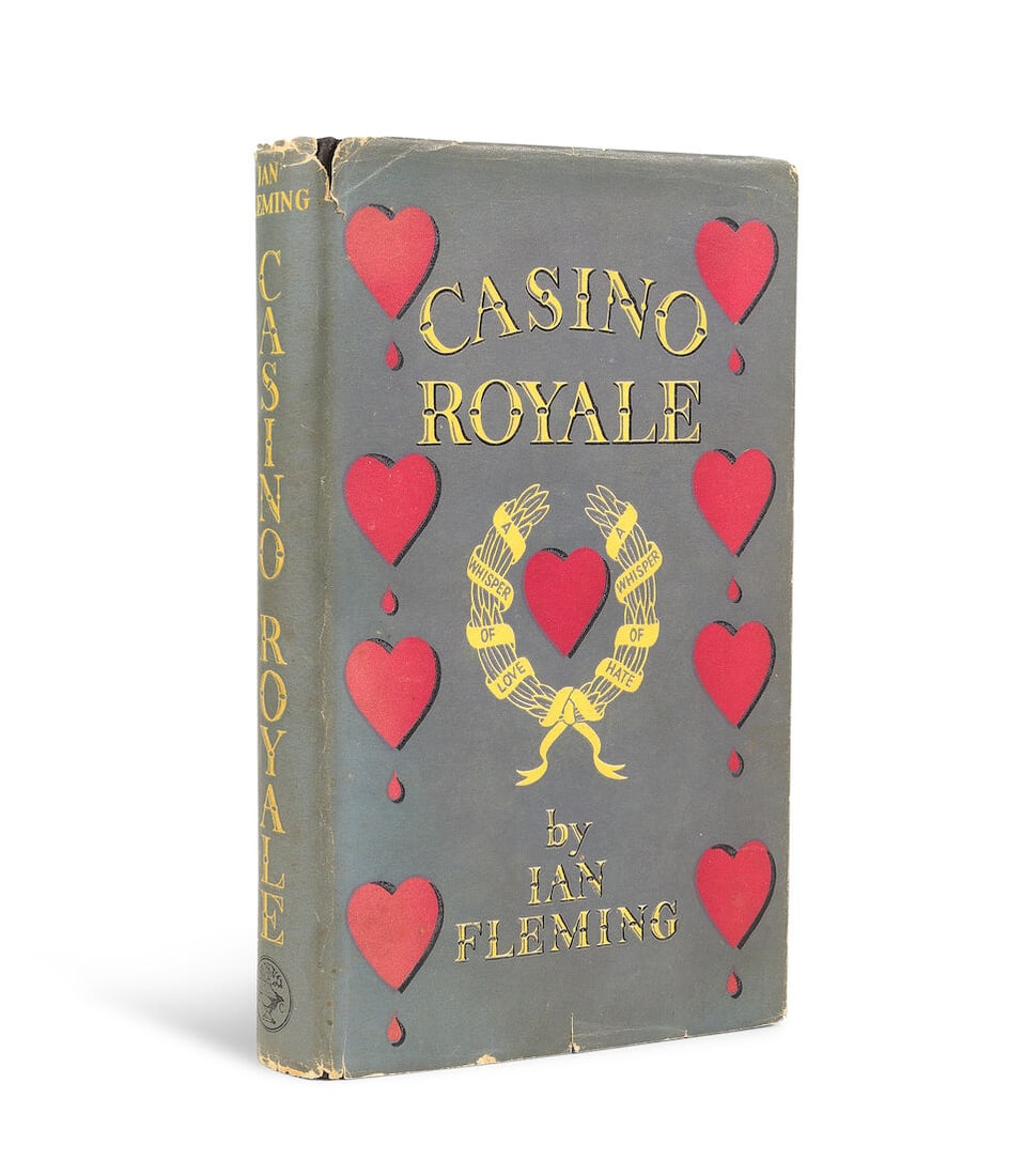 FLEMING (IAN) Casino Royale, FIRST EDITION, FIRST IMPRESSION, FIRST ISSUE, with cut signature of... (1 of 4)