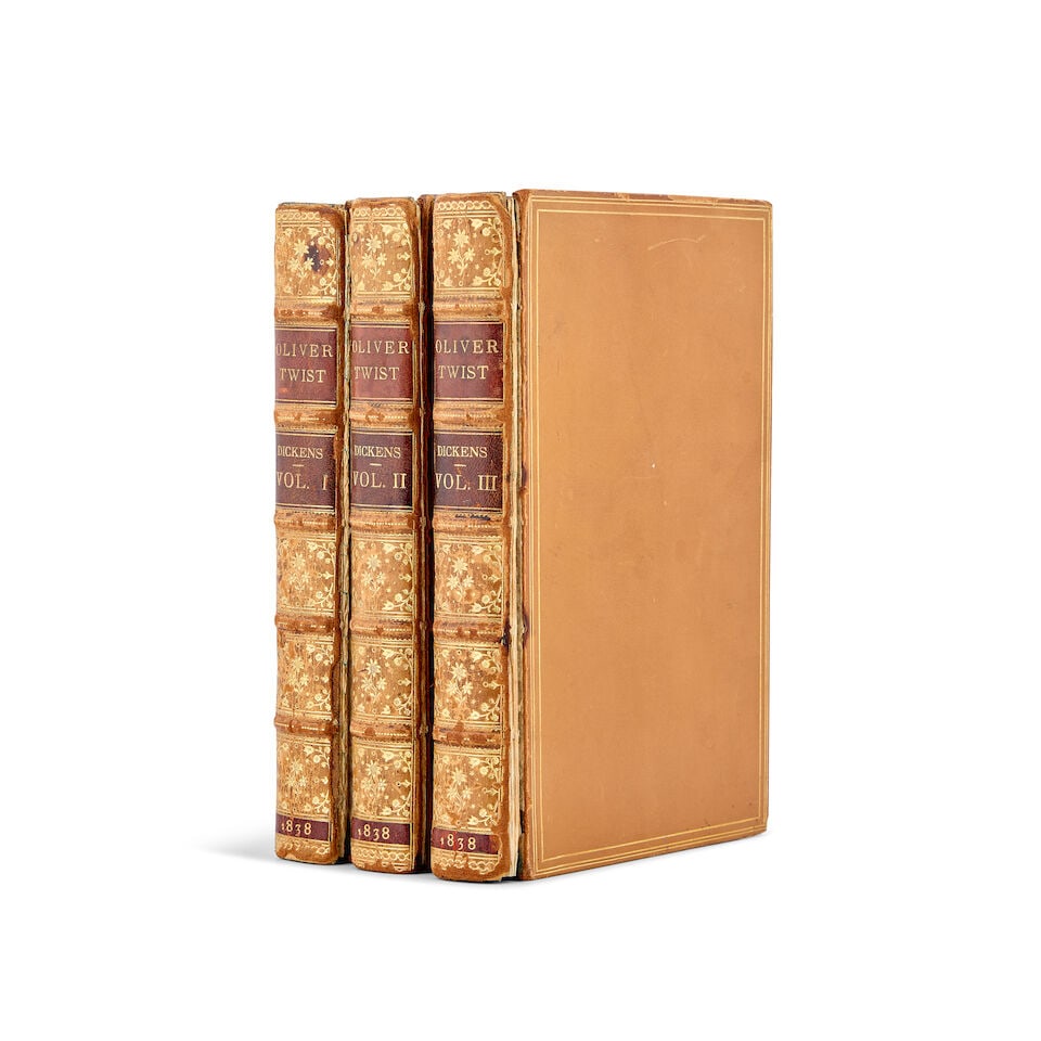 DICKENS (CHARLES) Oliver Twist; or, the Parish Boy's Progress. By 'Boz', 3 vol., FIRST EDITION, ... (1 of 2)