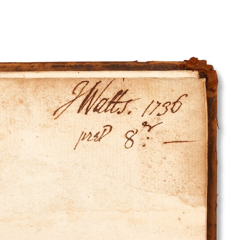 WATTS (ISAAC) BUTLER (JOSEPH) The Analogy of Religion Natural and Revealed, to the Constitution ... (1 of 6)