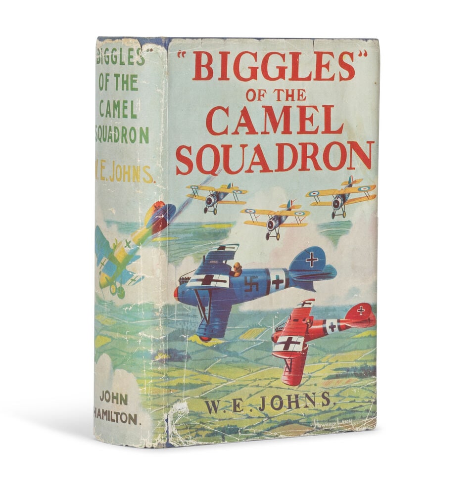 JOHNS (CAPT. W.E.) 'Biggles' of the Camel Squadron, FIRST EDITION, early issue, DUST-JACKET, Joh... (1 of 2)