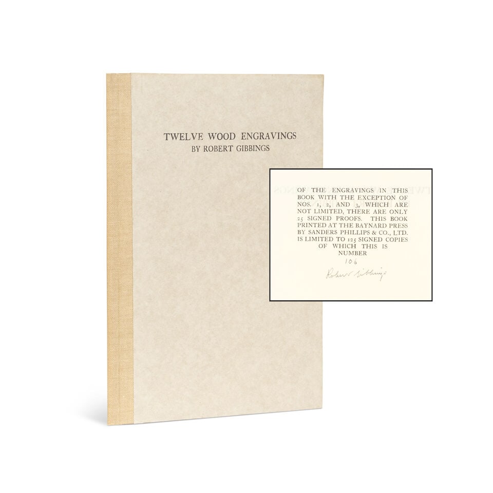 GIBBINGS (ROBERT) Twelve wood Engravings, NUMBER 106 OF 125 COPIES SIGNED BY THE ARTIST, [Printe... - 2