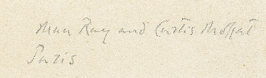 MAN RAY AND CURTIS MOFFATT Portrait photograph of Sir Thomas Beecham, Paris, [early 1920s] - 2