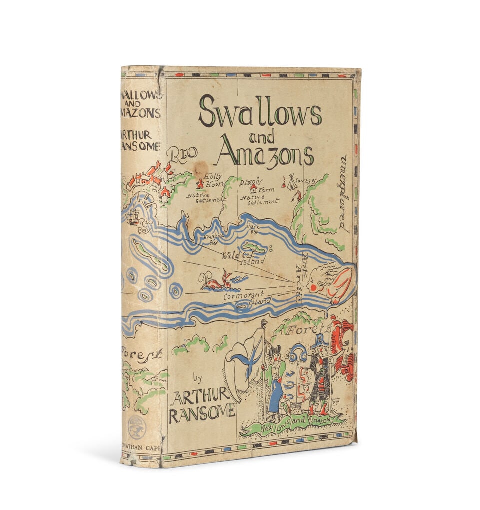 RANSOME (ARTHUR) Swallows and Amazons, FIRST EDITION, Jonathan Cape, [1930] (1 of 3)