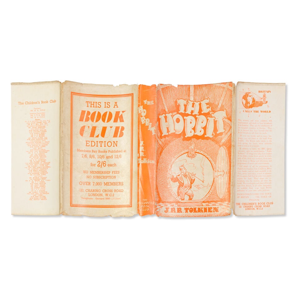 TOLKIEN (J.R.R.) The Hobbit or There and Back Again, THIRD EDITION, BOOK CLUB EDITION, The Child... - 2