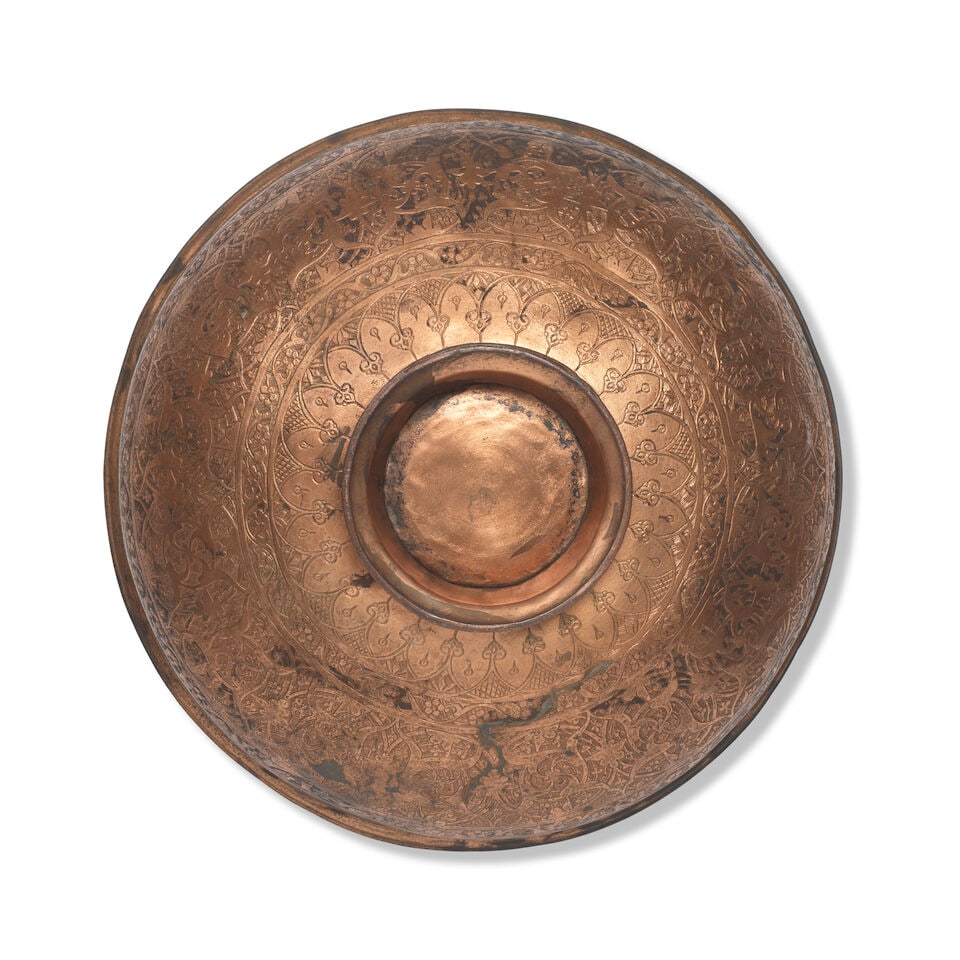 A Safavid tinned-copper bowl Persia, late 17th Century - 2